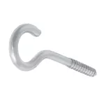 Large Heavy Duty Steel Screw Hook 2pk