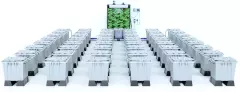 Alien RAIN 48 Pot 15L Pro Silver Series Group