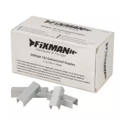 Fixman 10J Galvanised Staples 5000pk - 11.2 x 10 x 1.17mm