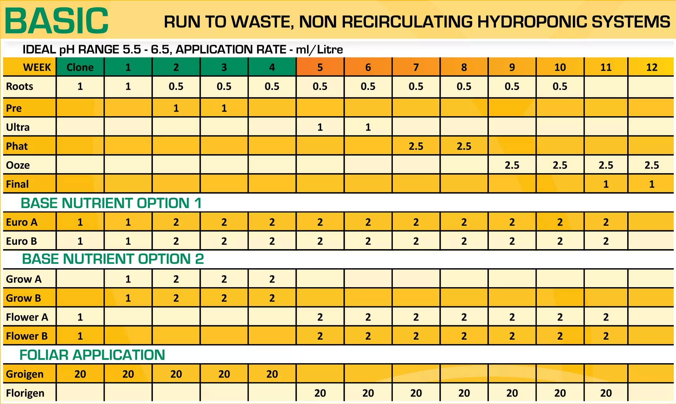 bloom feeding chart basic coco 