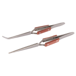 Silverline Cross-Action Tweezer Set 2pce