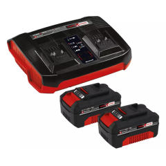 Einhell Power X-Change 2 x 4.0Ah 18v Battery + Twincharger Kit