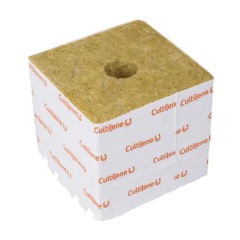Cultilene 6&quot; Rockwool Cube With Large Hole