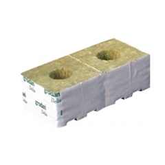 Grodan 3&quot; Rockwool Cube with Large Hole