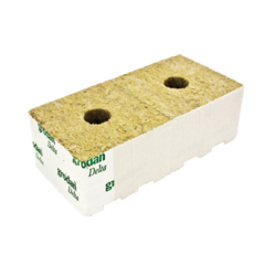 Grodan 4&quot; Rockwool Cube with Small Hole