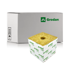 Grodan 6&quot; Rockwool Cube With Large Hole