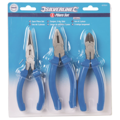 Silverline Pliers Set 3pce