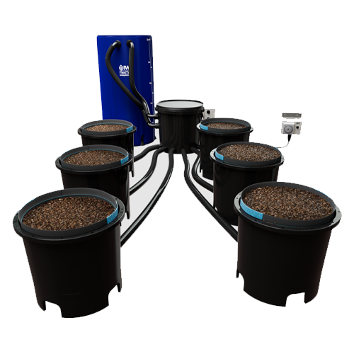 IWS Trident Flood + Drain 25L - 6 Pot