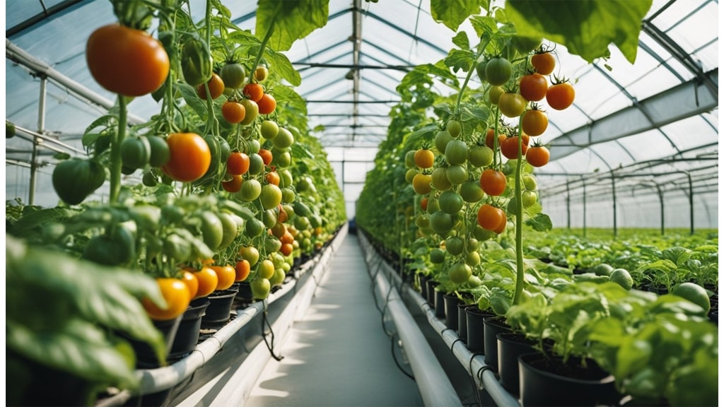 hydroponic tomato grow