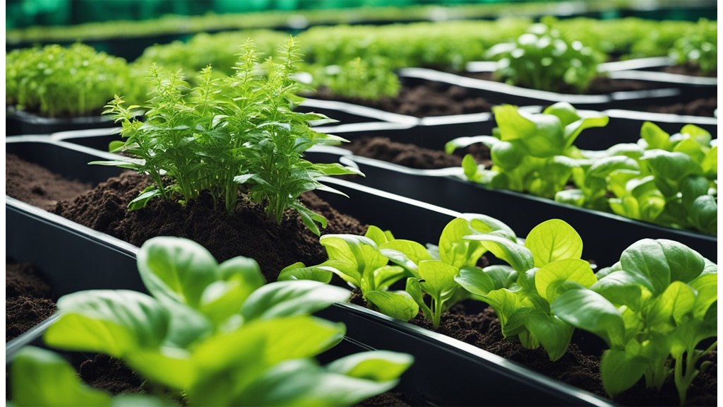 leafy green planters