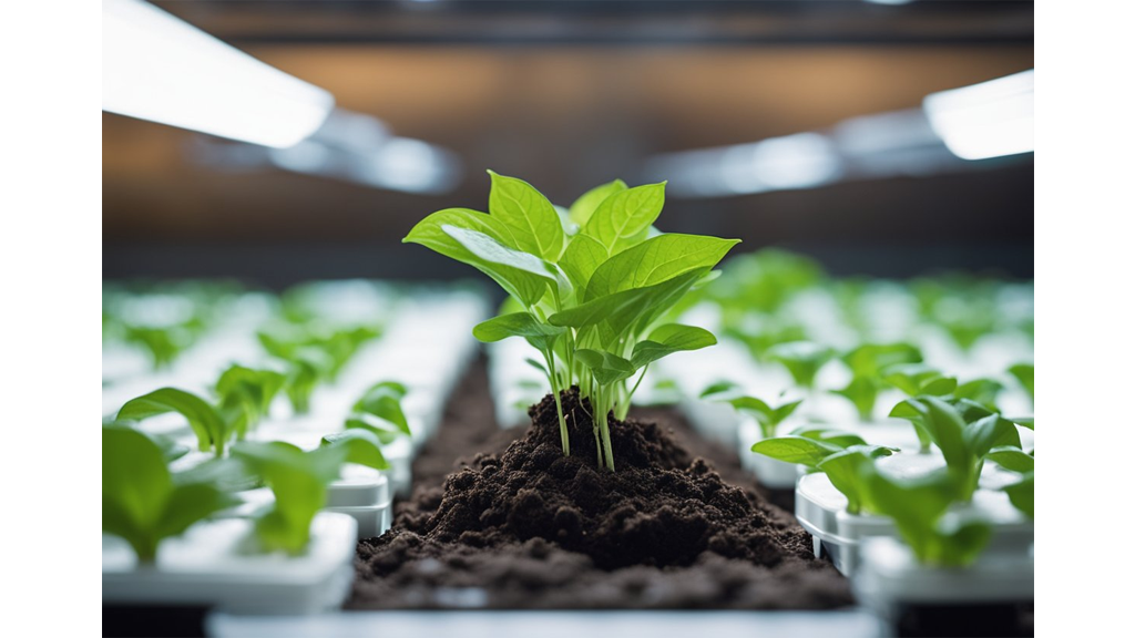 soil to hydroponics soil mound