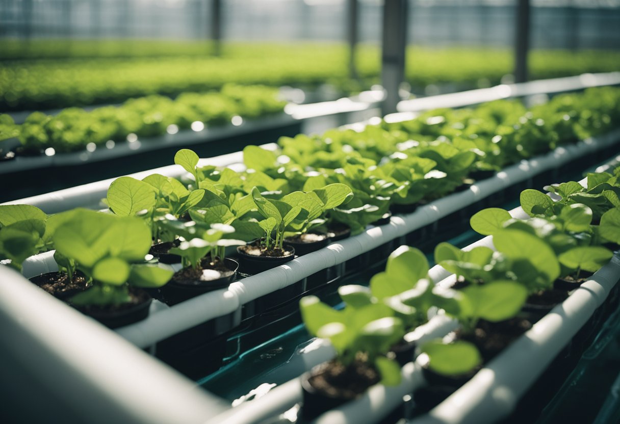 hydroponic growing bench