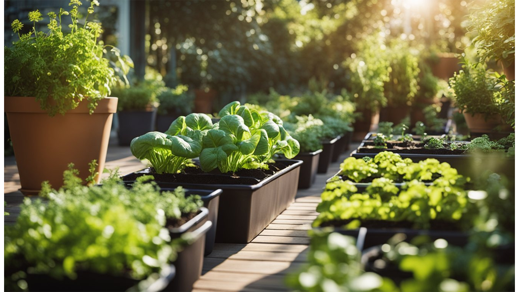 garden bed rows
