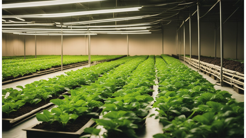 hydroponic harvest shot