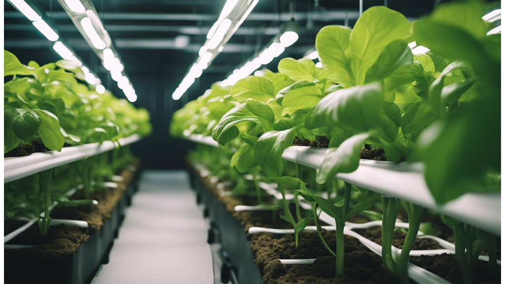 hydroponic crop grow