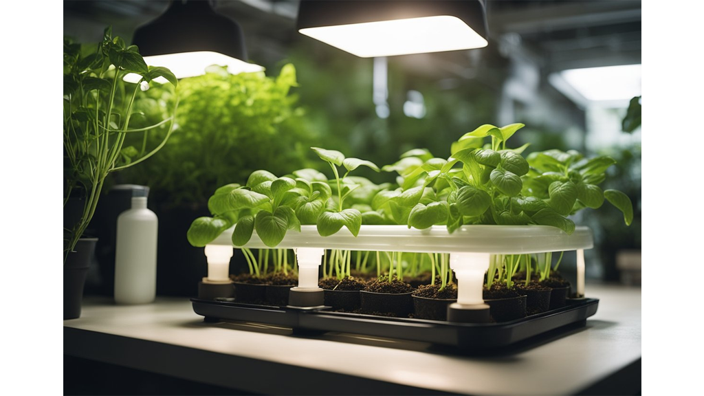 leafy green single planter 