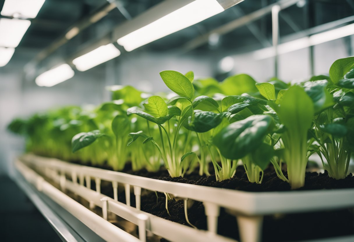 side on hydroponic growing tray