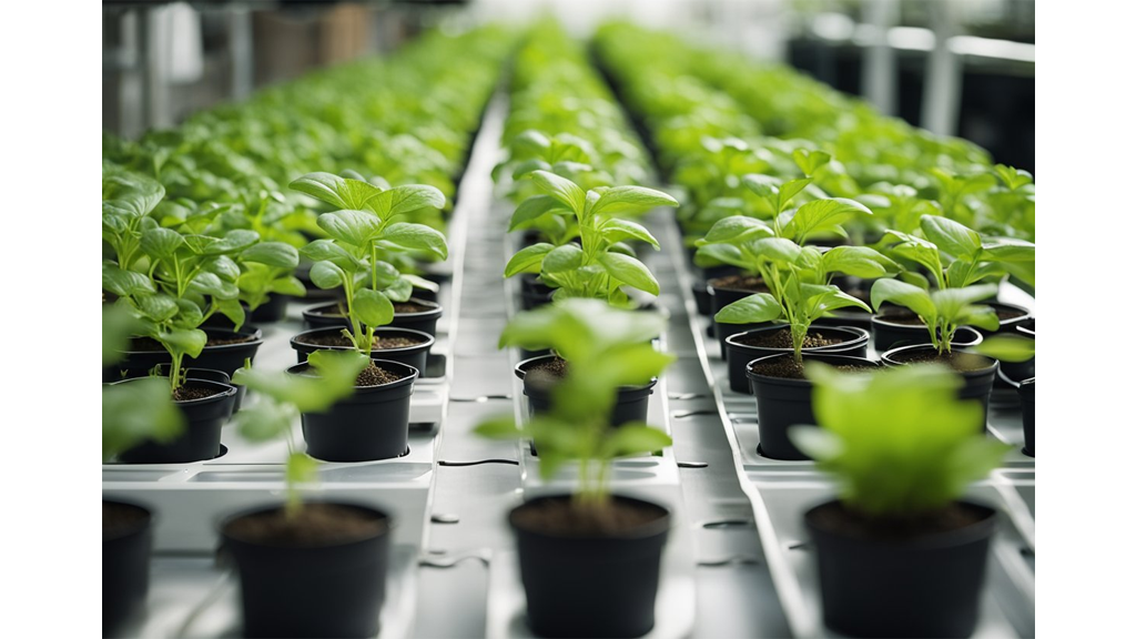 hydroponic pots assembly