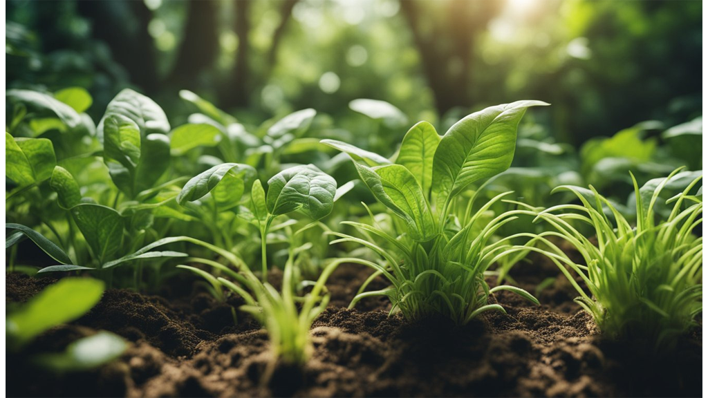 tropical plant growth
