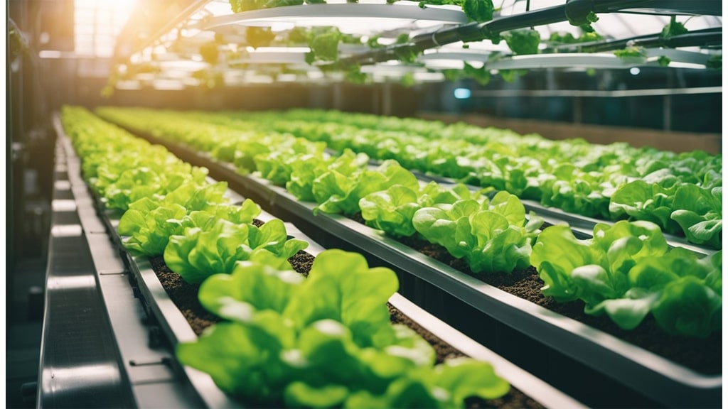 lettuce in sunshine